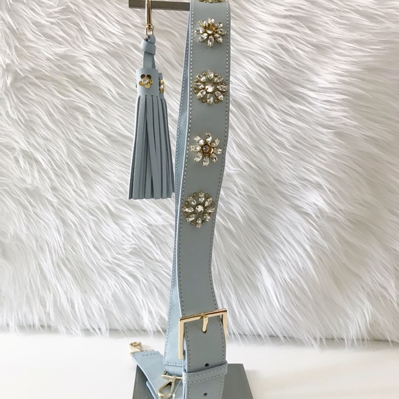 kate spade Handbags - make it mine crystal flowers strap/tassel pack